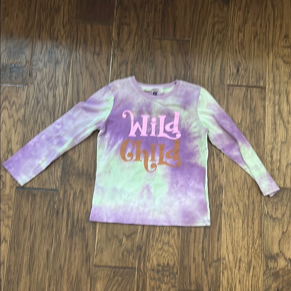 Cotton On Purple and Green Long Sleeve Tee